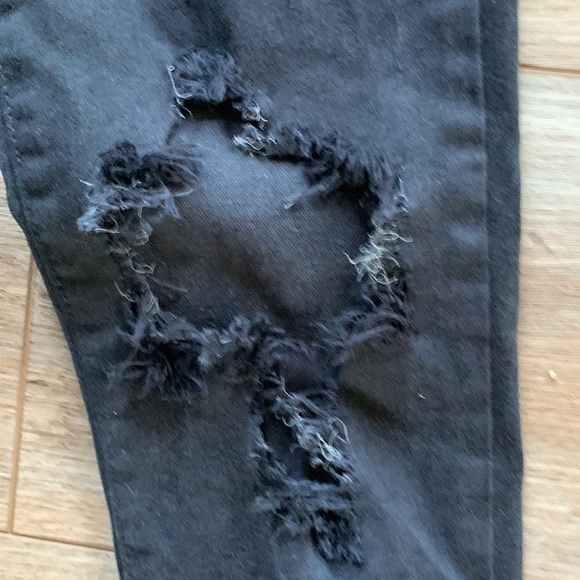 American Eagle sz 0 jegging jeans euc distressed - Picture 2 of 9